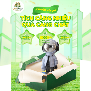 Tượng decor hình phi hành gia